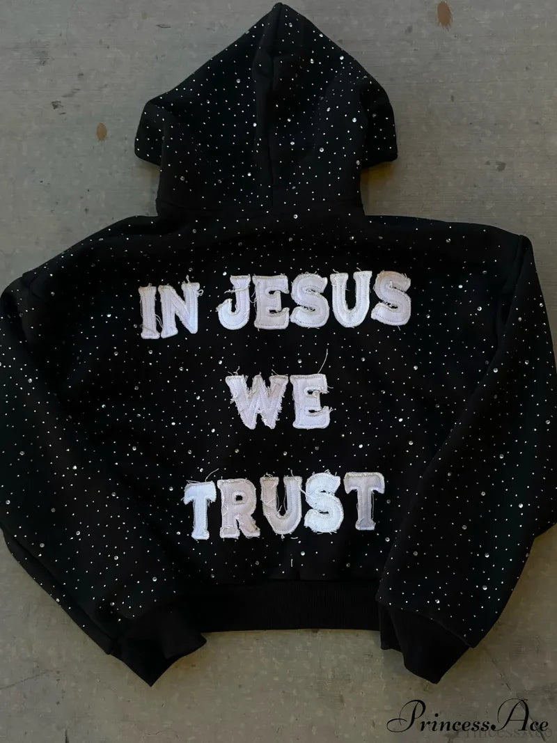 Comfortable Graphic Zip Up Hoodie