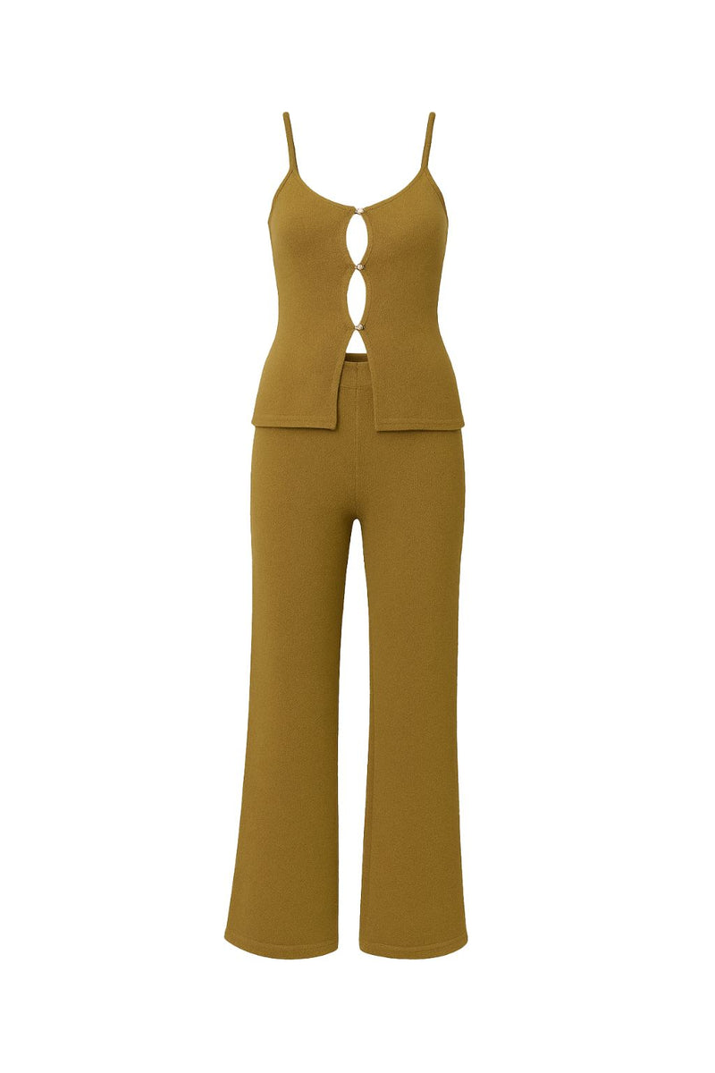 Cresta Moss Knit Pants paired with complementary accessories for a polished look.