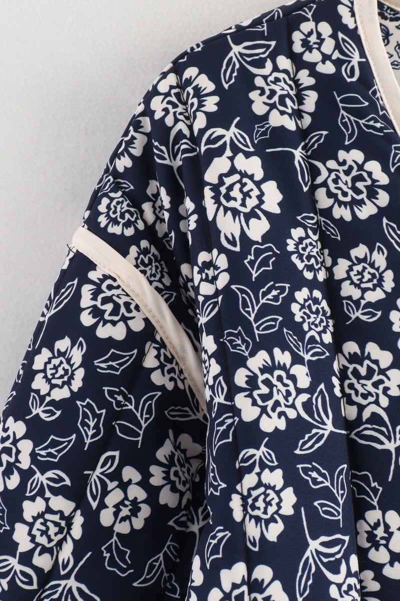 Double Sided Printed Trimmed Padded Coat