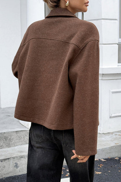 Elegant Long Sleeve Versatile Jacket