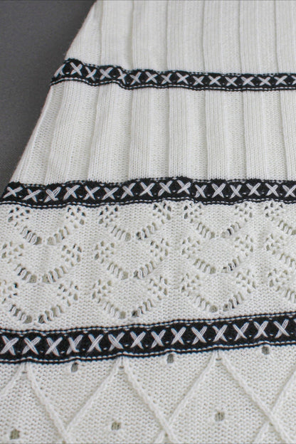 Knit Spaghetti Strap Split Sweater Dress