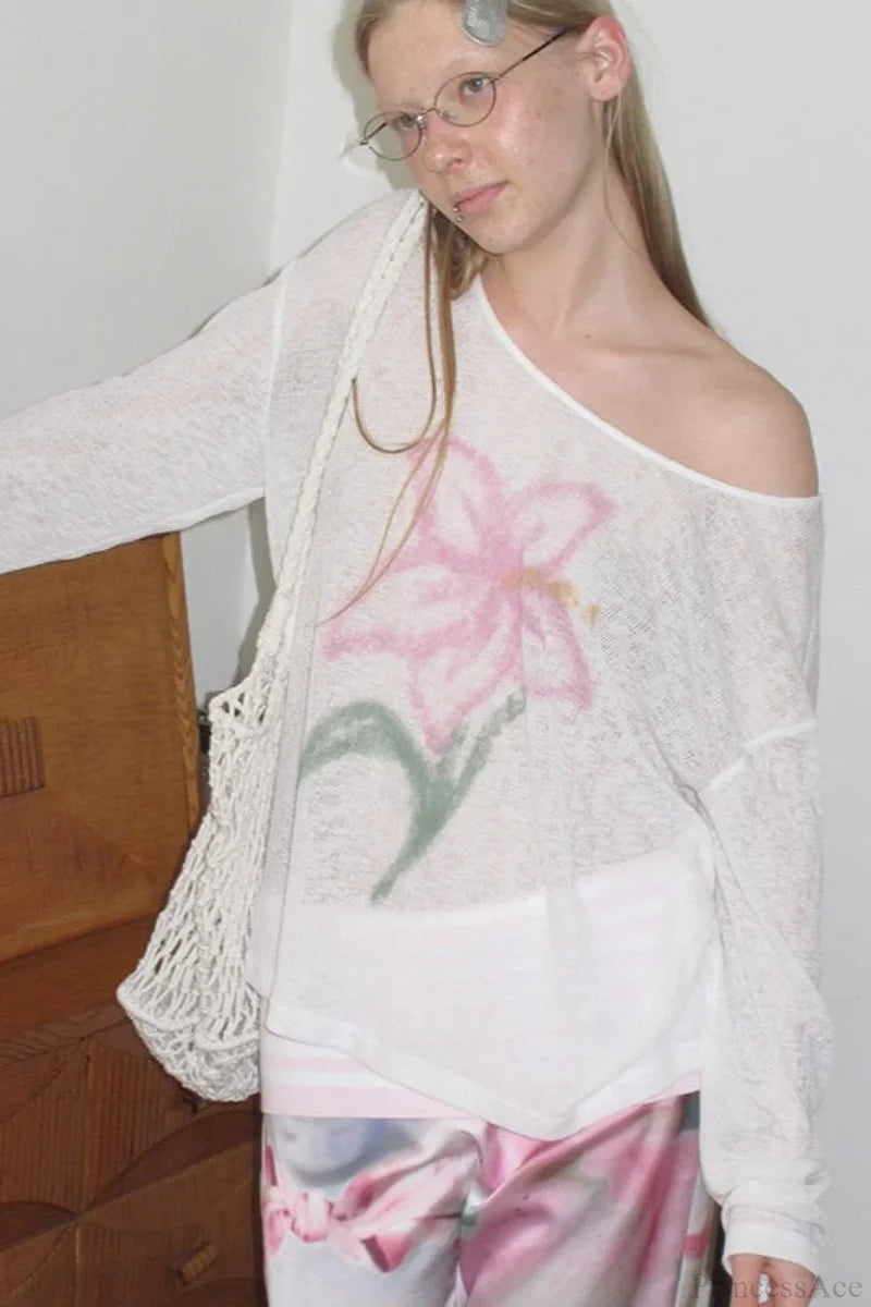 Lightweight Sun Protection Loose Casual Slouchy Blouse
