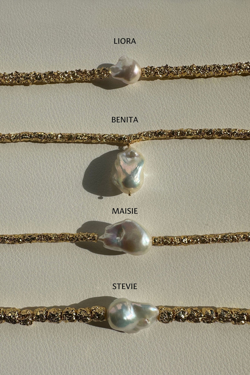 Maisie Necklace - 24K Gold Plated