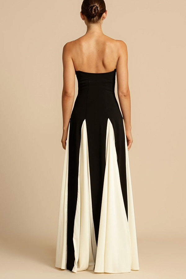 Mesh Patchwork Bandage Party Dress