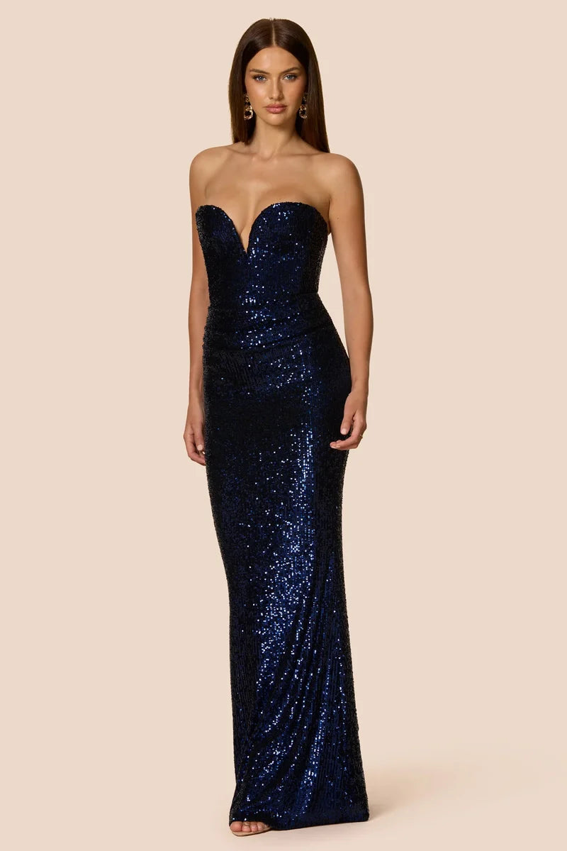 Nookie Dante Maxi Dress - Sapphire