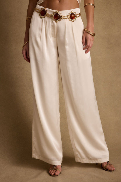 Close-up of the Shop The Look: White Heat showcasing the fabric texture and design details.