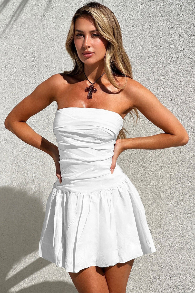 Strapless Bodycon Mini Party Dress