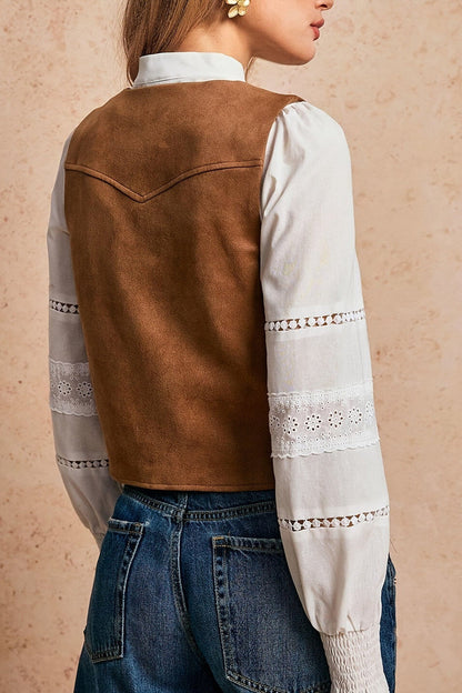 Vintage Suede Tassel Jacket